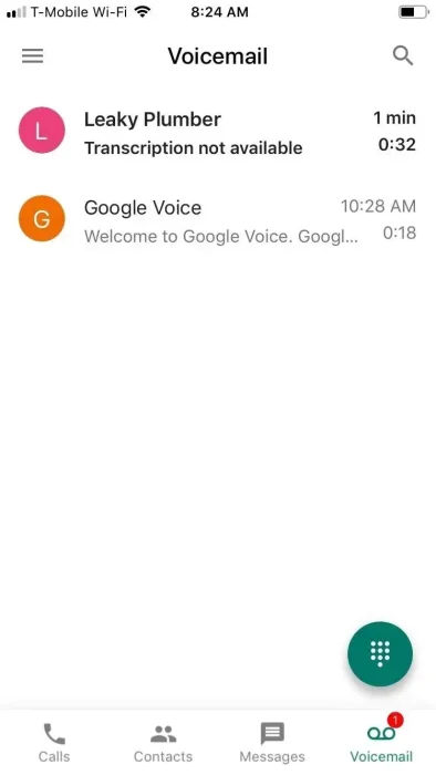 ضبط مکالمه با گوگل ویس