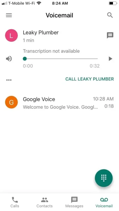 ضبط مکالمه با گوگل ویس