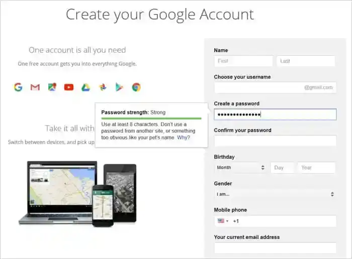 بالا بردن امنیت اکانت gmail