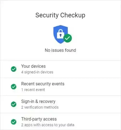 افزایش امنیت حساب gmail
